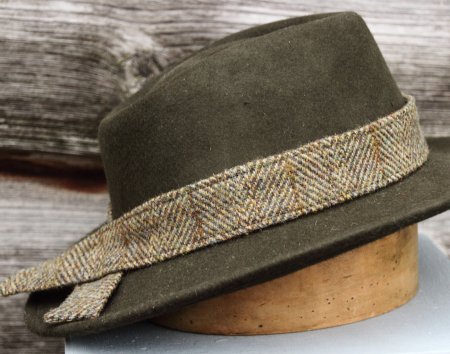 harris tweed trilby hats